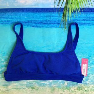Xhilaration Bright Blue Bikini Top XL #CC-008